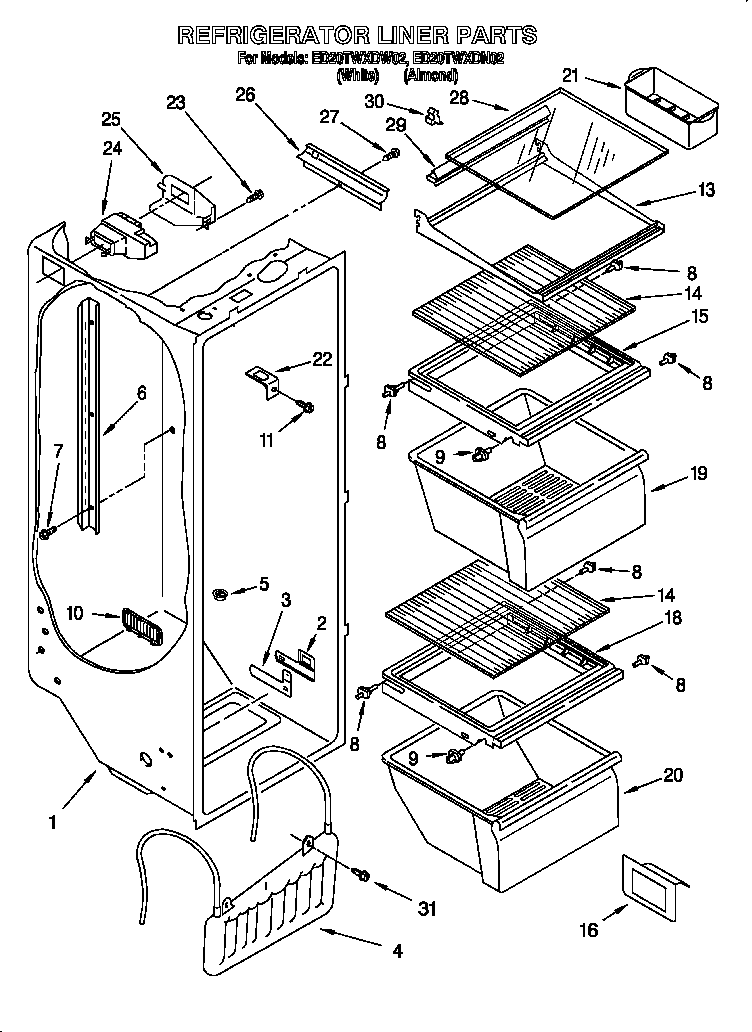 Refrigerator liner
