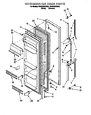 Refrigerator door