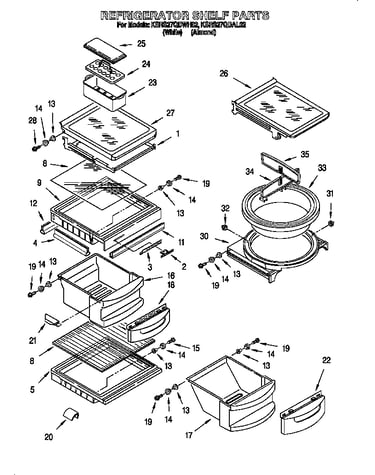 Refrigerator shelf
