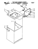 Top and cabinet