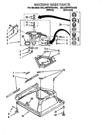 Machine base