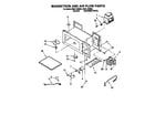 Whirlpool 4361 magnetron and air flow diagram
