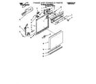 Whirlpool DU915QWDQ1 frame and console diagram