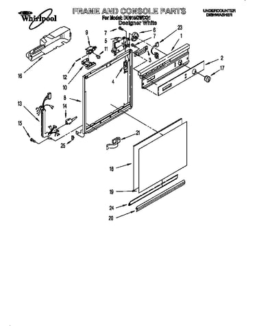 Frame and console