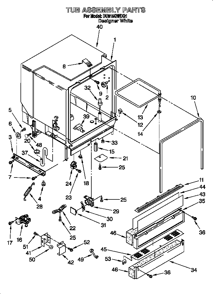 Tub assembly