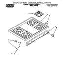 Cooktop and control panel
