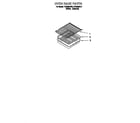 Roper FGS385BL4 oven rack diagram