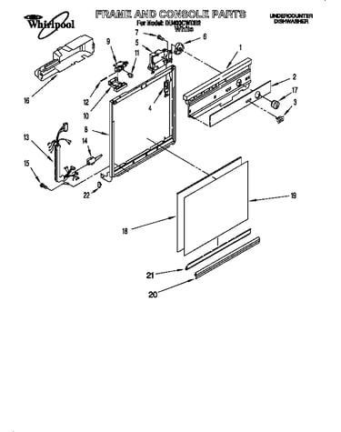 Frame and console