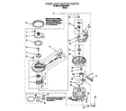 Whirlpool DP920QWDB4 pump and motor diagram