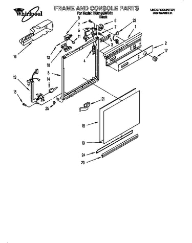 Frame and console
