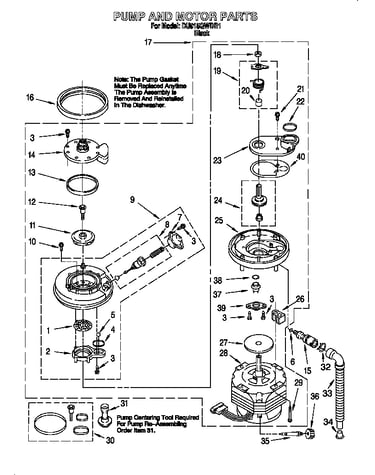 Pump and motor