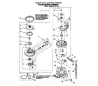 Whirlpool DU930QWDQ4 pump and motor diagram