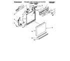 Whirlpool TUD4000EB1 frame and console diagram