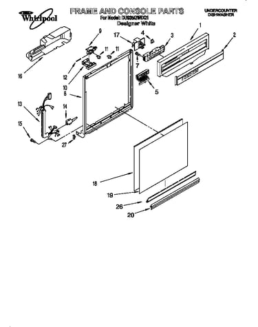 Frame and console