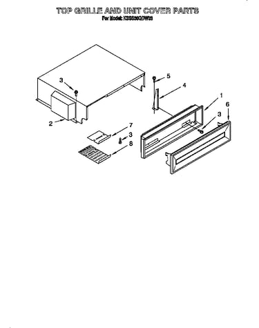 Top grille and unit cover