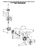 Brake, clutch, gearcase, motor and pump