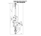 Roper RAX6144EW0 brake and drive tube diagram