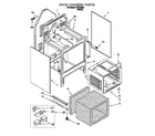 Roper RDP34502 oven chassis diagram