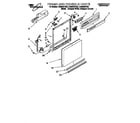 Whirlpool DU980QPDZ4 frame and console diagram