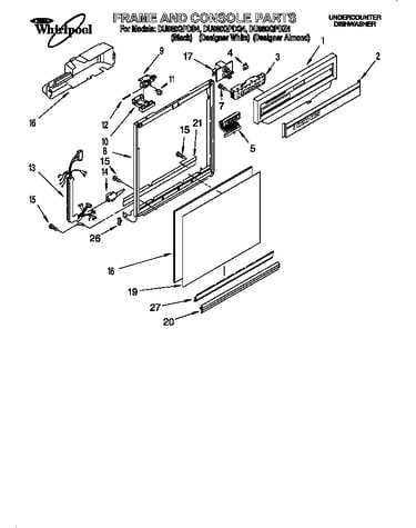Frame and console
