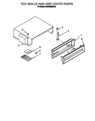 Top grille and unit cover
