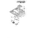 Whirlpool SF378PEWN0 cooktop parts diagram