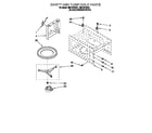 Whirlpool RM770PXBB1 cavity and turntable diagram