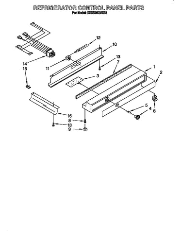 Refrigerator control panel