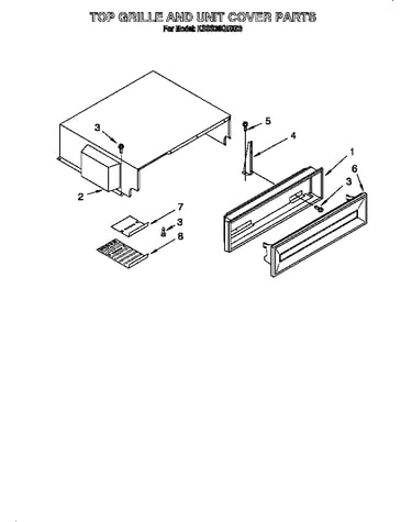 Top grille and unit cover