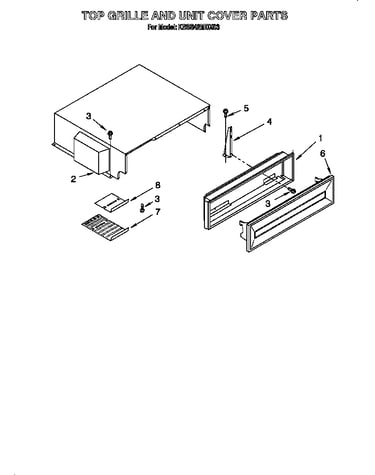Top grille and unit cover