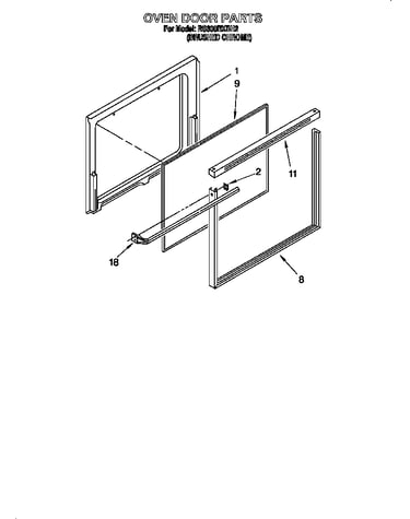 Oven door