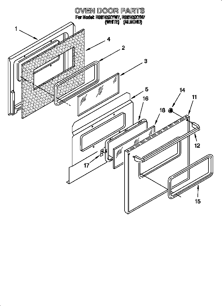 Oven door