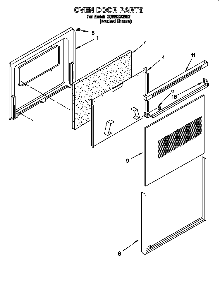 Oven door