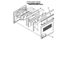 Whirlpool RS675PXBQ2 oven door diagram