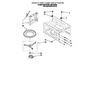 Whirlpool RM770PXBB0 cavity and turntable diagram
