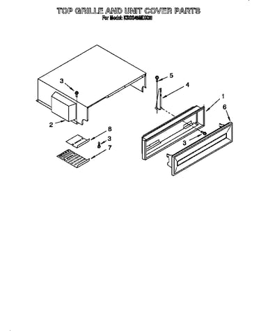 Top grille and unit cover