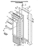 Refrigerator door