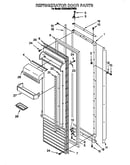 Refrigerator door