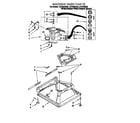 Whirlpool LSR7233EW0 machine base diagram