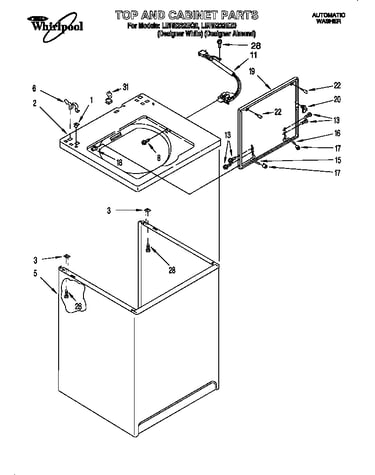 Top and cabinet
