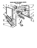 Door and toe panel