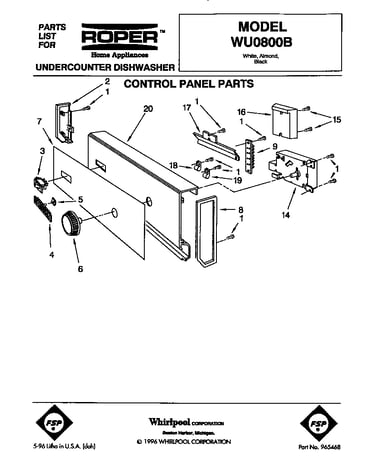 Control panel