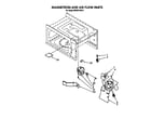 Whirlpool MT6901XW0 magnetron and air flow diagram