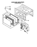 Door and latch