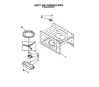 Whirlpool MT6120XYB0 cavity and turntable diagram