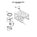 Whirlpool MT6120XYQ0 cavity and turntable diagram