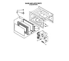 Whirlpool MT6120XYB0 door and latch diagram