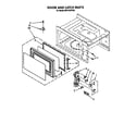 Whirlpool MT6120XYQ0 door and latch diagram