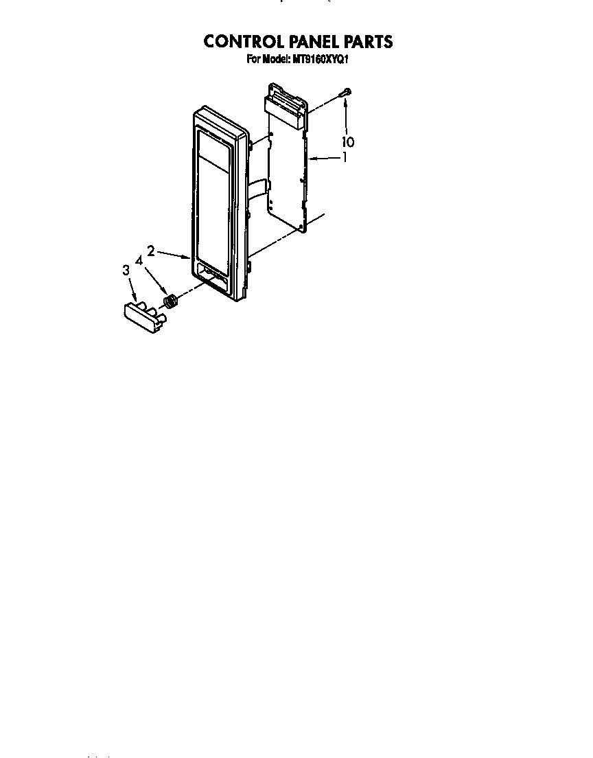Control panel and latch