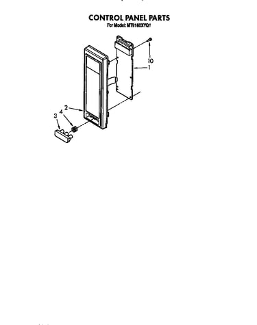 Control panel and latch